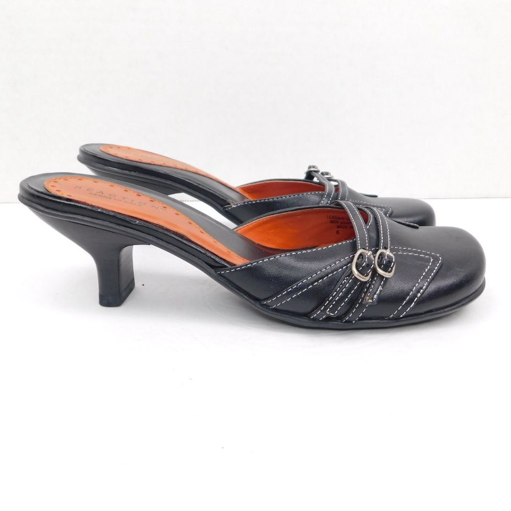 REACTION By Kenneth Cole Leather Heels 6